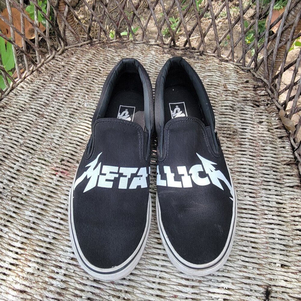 Vans Metallica Slip Ons